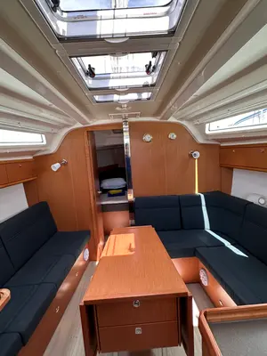 Salon of Crypto, a Bavaria Cruiser 37 sailboat at Split, Croatia