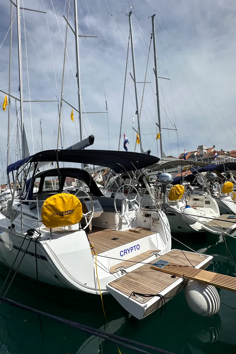 Crypto, a Bavaria Cruiser 37 sailboat at Split, Croatia