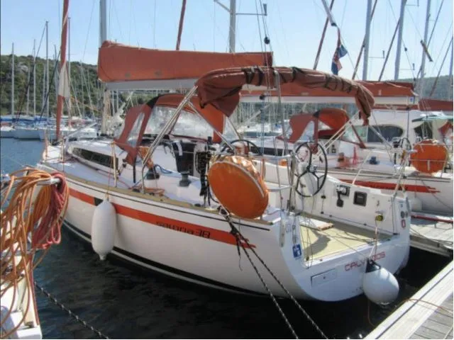 Exterior view of Cherry, a AD Boats Salona 38 sailboat at Izola / Isola, Slovenia