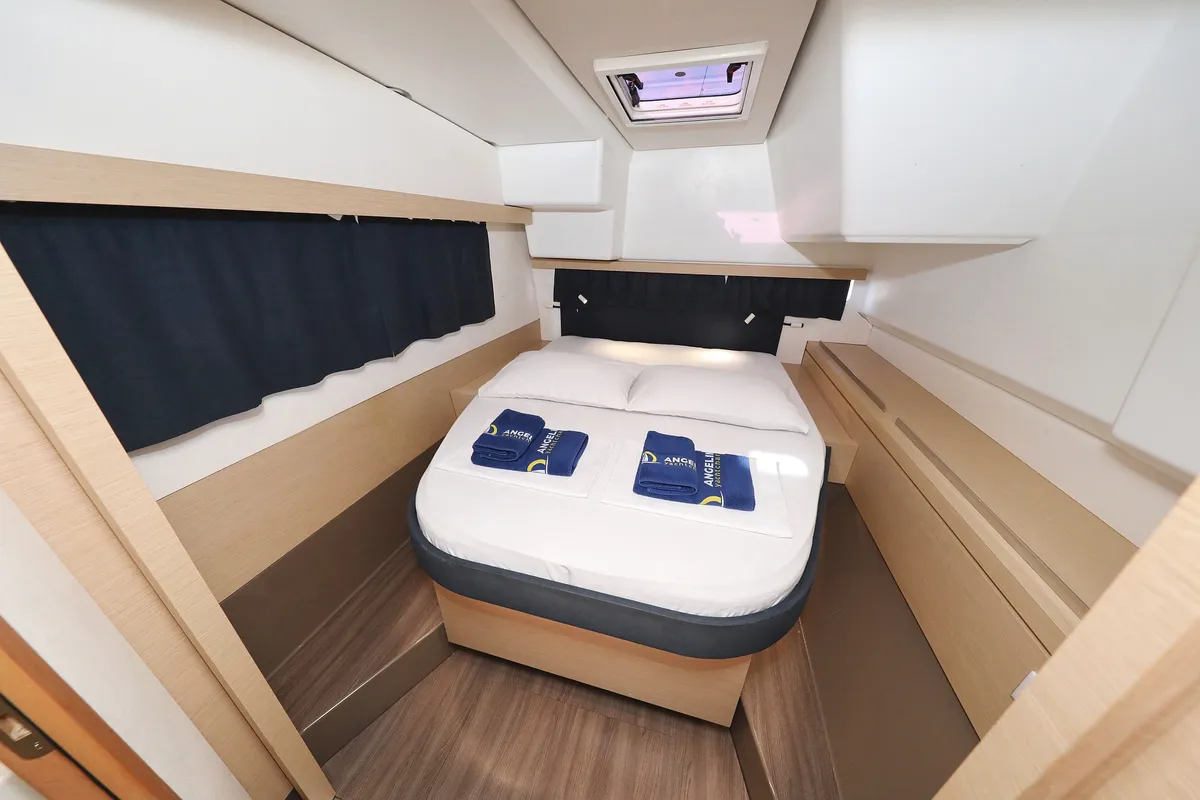 Cabin on Why Not, a Fountaine Pajot Lucia 40 catamaran at Grad Trogir, Croatia