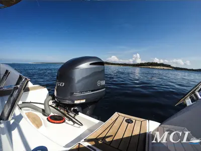 Galeon Galia 700, a motorboat at Mali Lošinj, Croatia