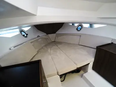 Cabin on Galeon Galia 700, a motorboat at Mali Lošinj, Croatia