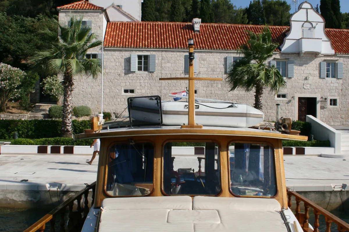 Deck of Luka, a Custom Made Yacht LUKA motor yacht at Zadar, Croatia