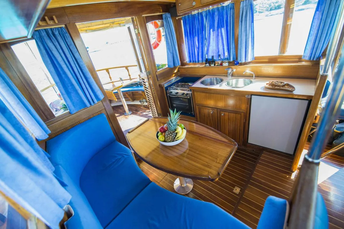 Salon of Luka, a Custom Made Yacht LUKA motor yacht at Zadar, Croatia