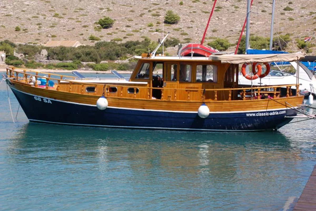 Cockpit of Luka, a Custom Made Yacht LUKA motor yacht at Zadar, Croatia