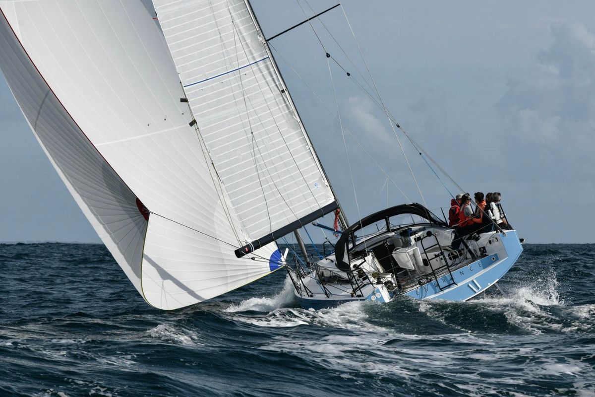 Exterior view of La Galiote 2, a JPK 39 FC sailboat at La Rochelle, France