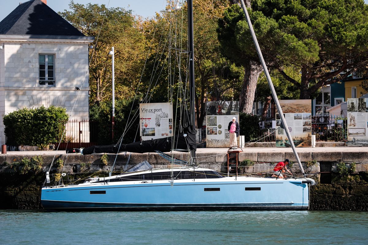 Exterior view of La Galiote 2, a JPK 39 FC sailboat at La Rochelle, France