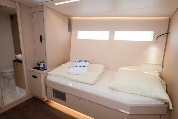 Cabin on FRIENDS, a Jeanneau 60 sailboat at Grad Šibenik, Croatia