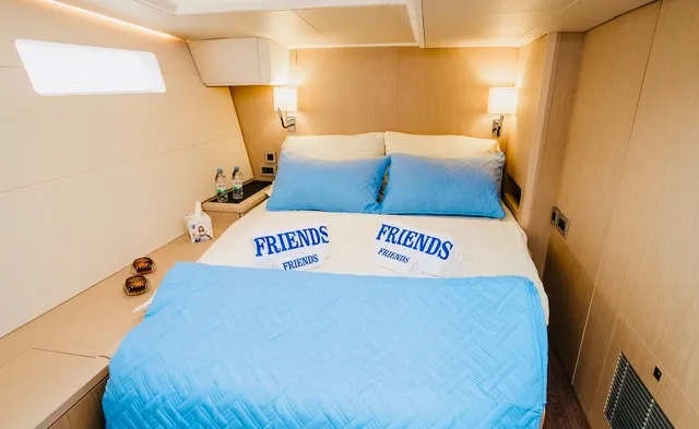Cabin on FRIENDS, a Jeanneau 60 sailboat at Grad Šibenik, Croatia