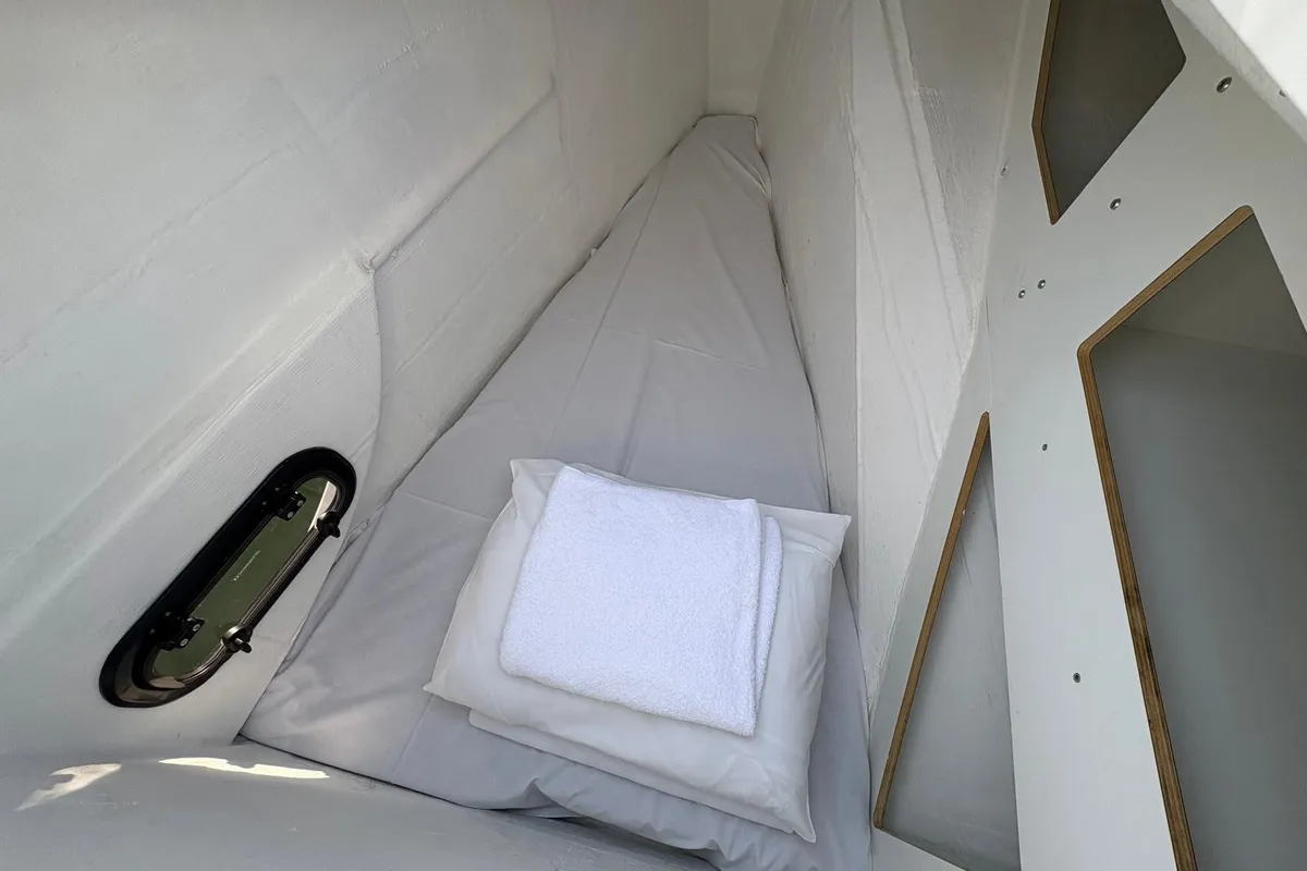 Cabin on Sail Dorado, a Bali Catsmart catamaran at Fethiye, Turkey