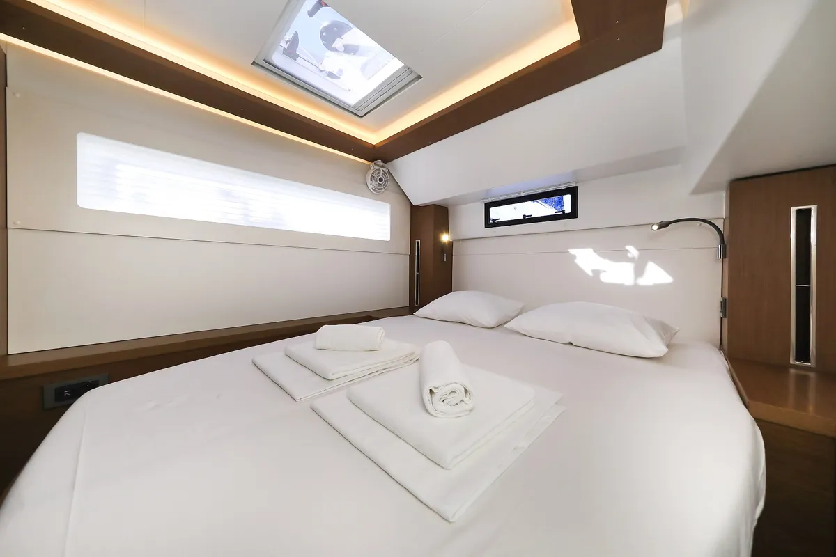 Cabin on MAJESTIC, a Lagoon 46 catamaran at Općina Sukošan, Croatia
