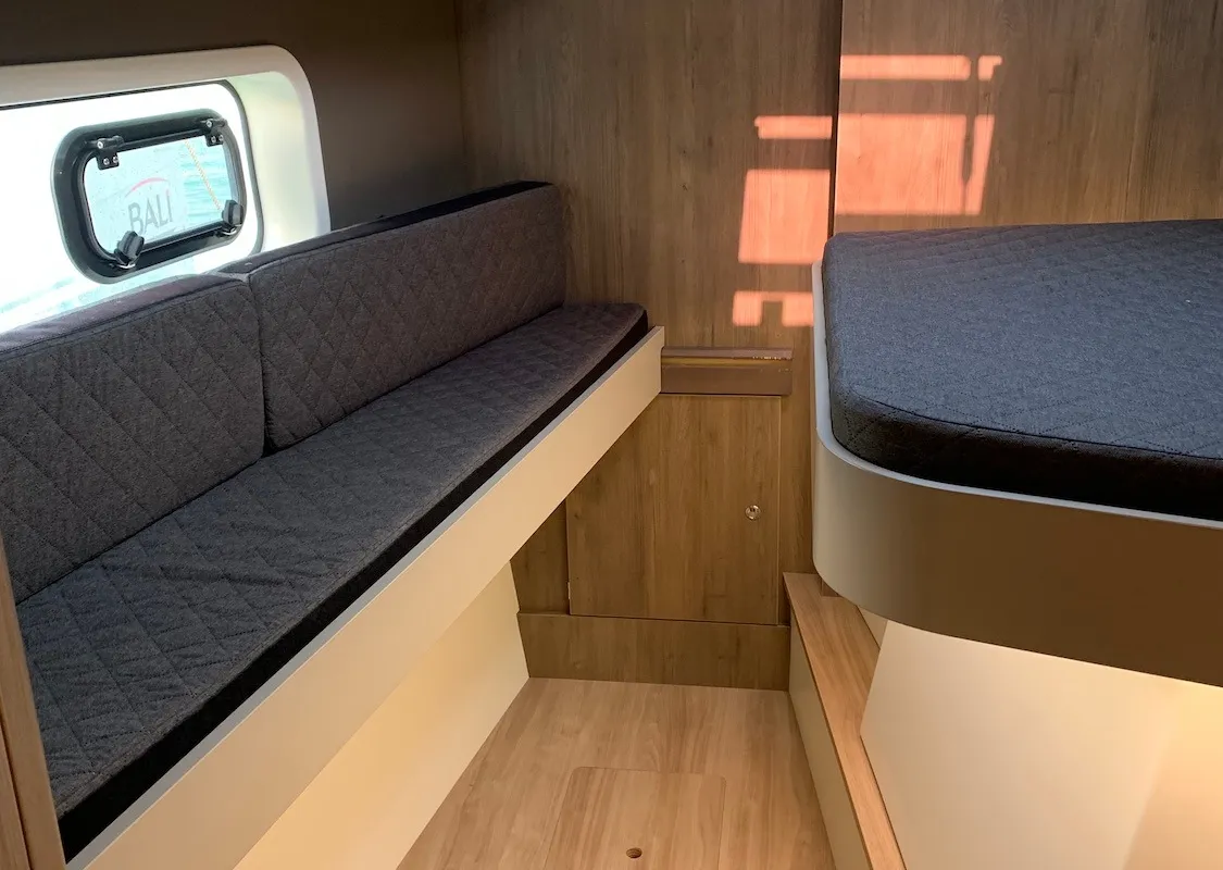 Cabin on Kuma, a Bali Catspace catamaran at Salerno, Italy