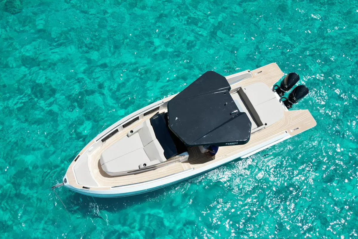 Exterior view of Origami, a Gulet Motorboat motorboat at Palma de Mallorca, Spain