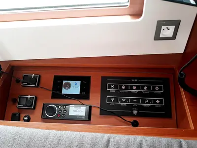 Cabin on RAVISHING 560/2024, a Beneteau Oceanis 46.1 sailboat at Seget Donji, Croatia