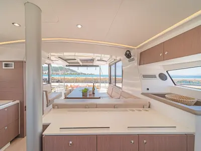 Galley of Neusis, a Bali 4.1 catamaran at Municipal Unit of Rhodes, Greece