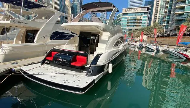 Cruiser 47, a Cruiser 47 Fly motorboat at Dubai, United Arab Emirates