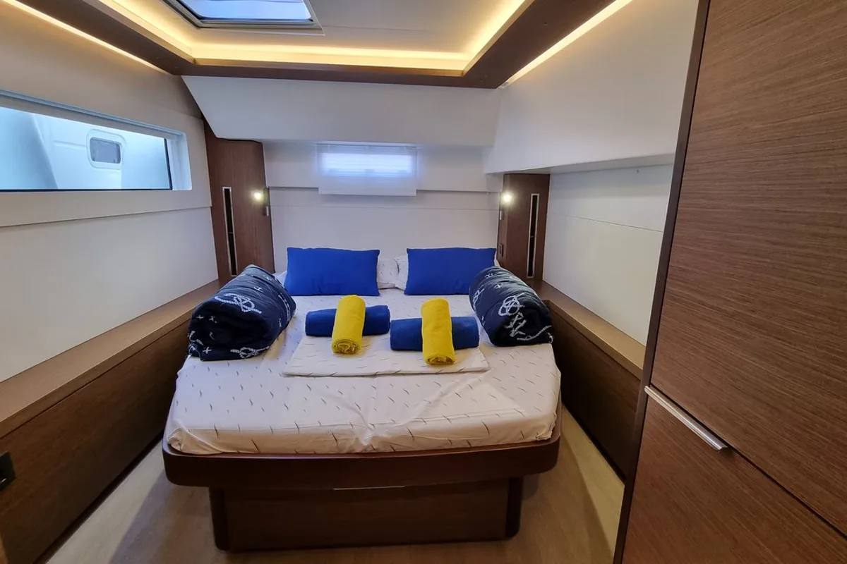 Cabin on Magic Point, a Lagoon 46 catamaran at Split, Croatia