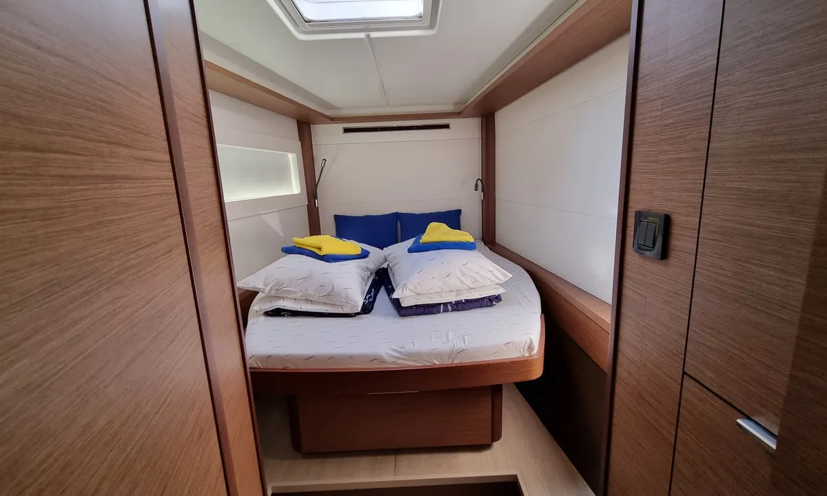 Cabin on Magic Point, a Lagoon 46 catamaran at Split, Croatia