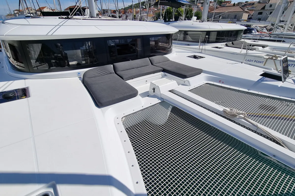 Magic Point, a Lagoon 46 catamaran at Split, Croatia