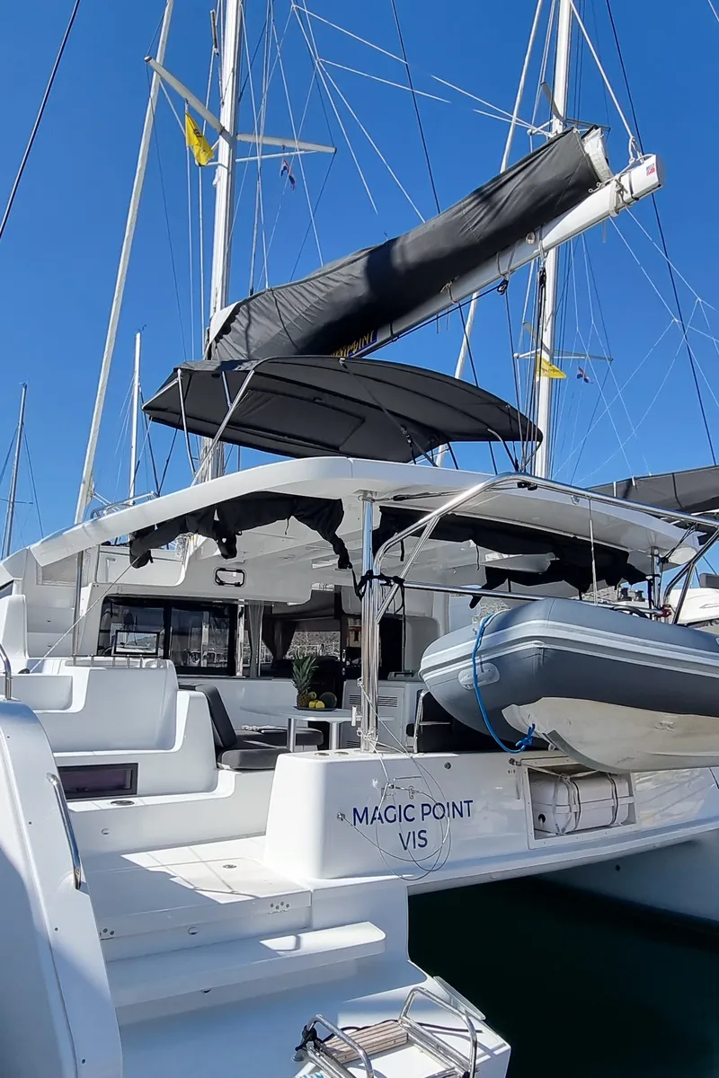Magic Point, a Lagoon 46 catamaran at Split, Croatia