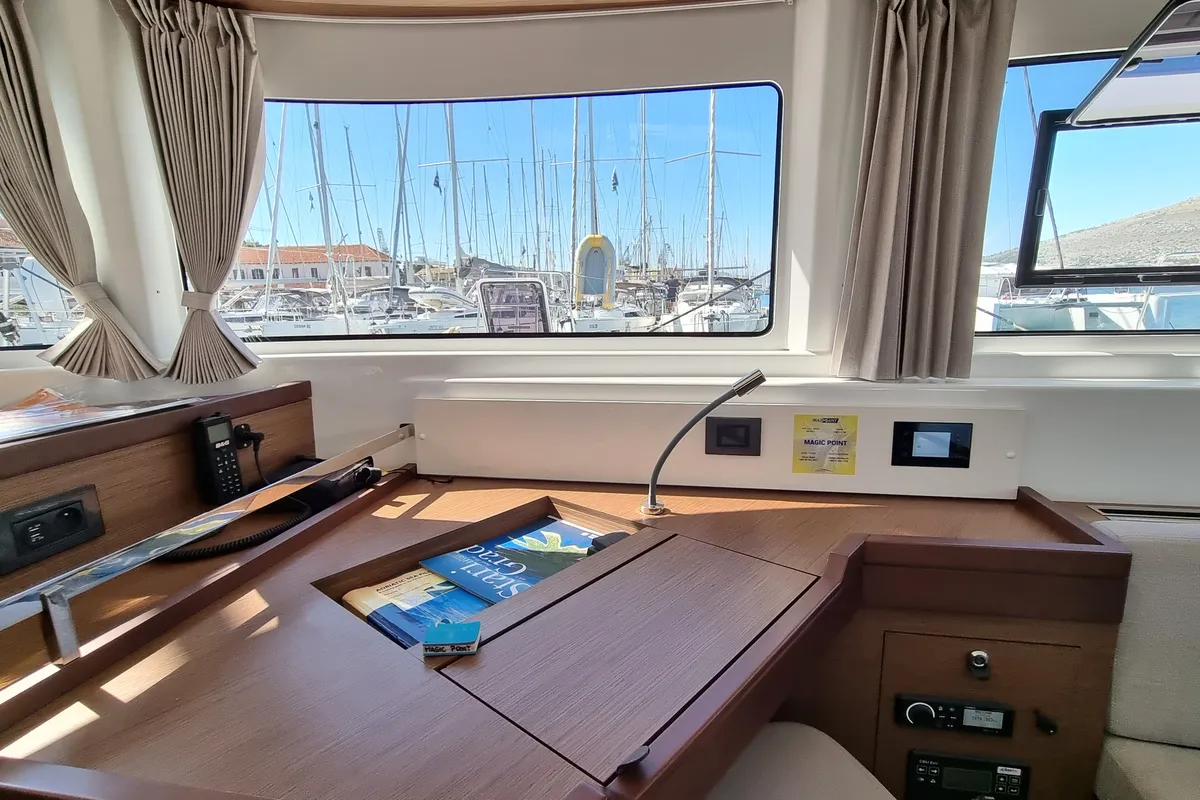 Magic Point, a Lagoon 46 catamaran at Split, Croatia