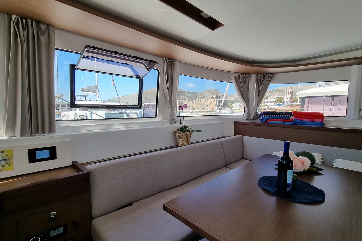 Magic Point, a Lagoon 46 catamaran at Split, Croatia