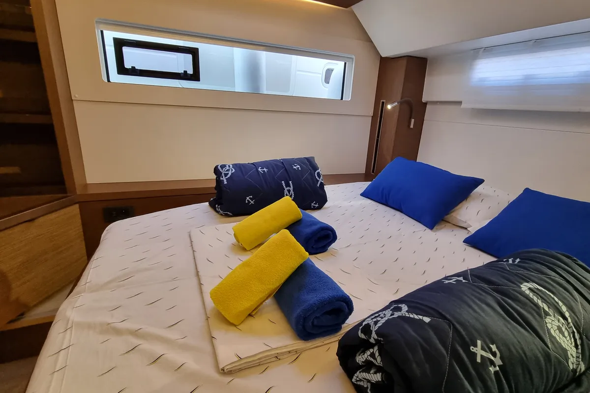 Magic Point, a Lagoon 46 catamaran at Split, Croatia