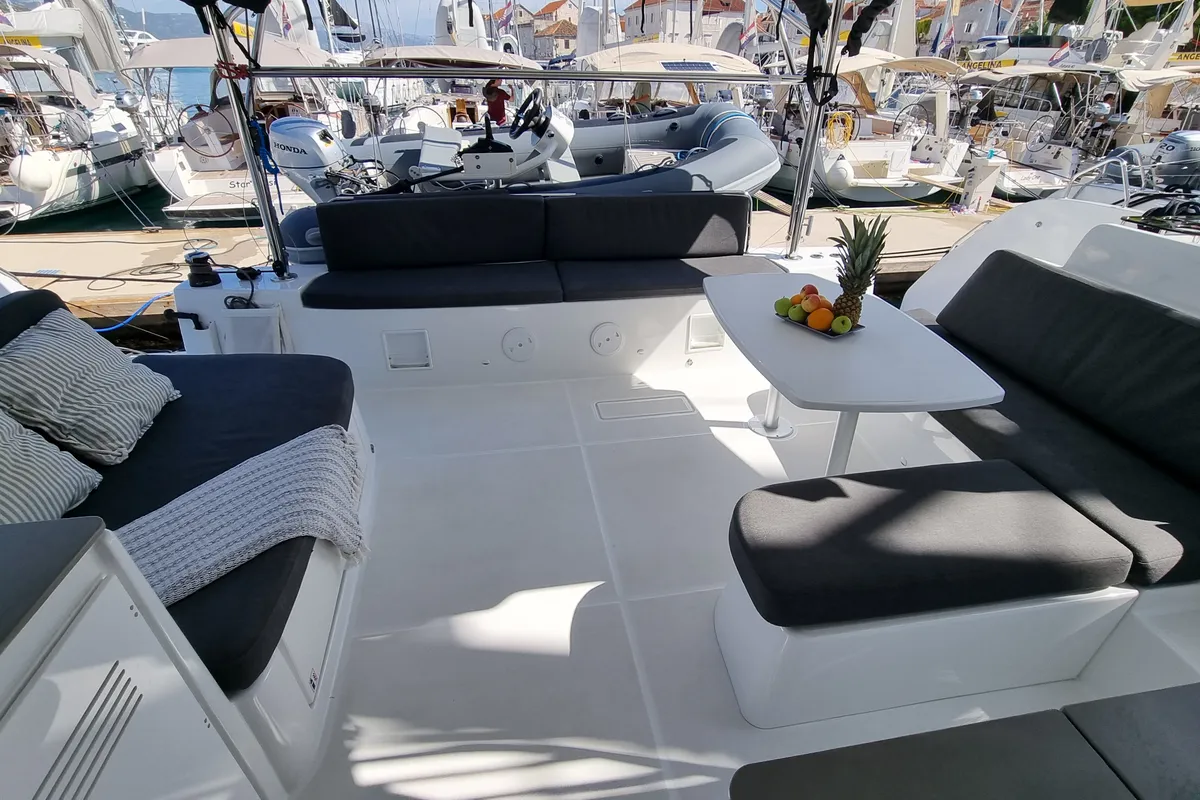 Magic Point, a Lagoon 46 catamaran at Split, Croatia