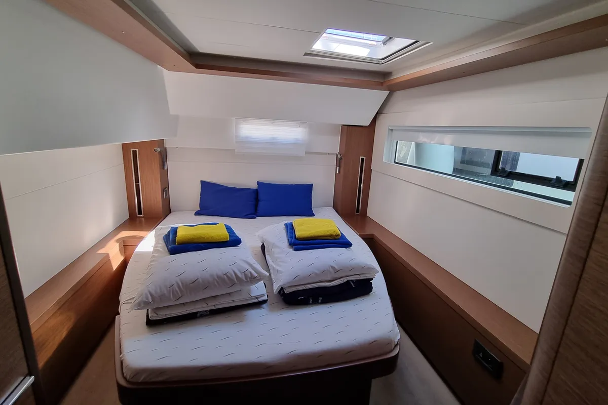 Magic Point, a Lagoon 46 catamaran at Split, Croatia