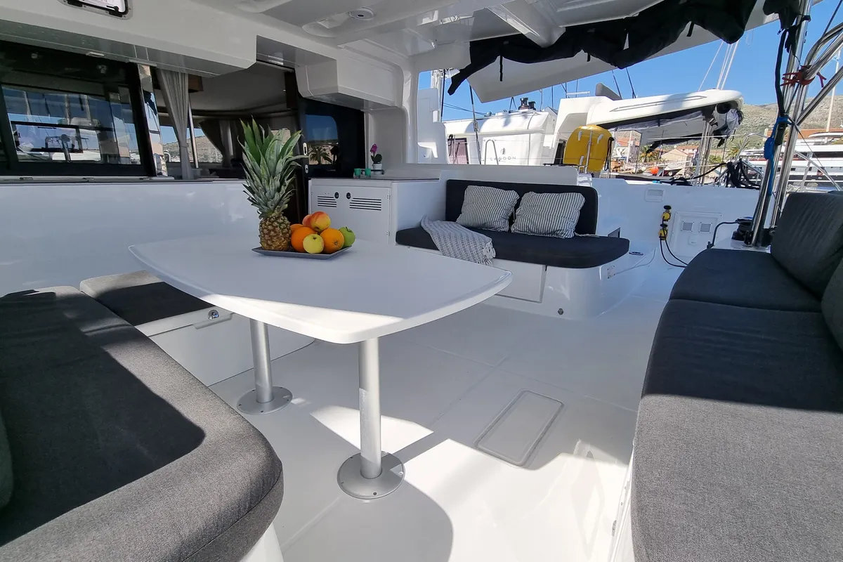 Magic Point, a Lagoon 46 catamaran at Split, Croatia