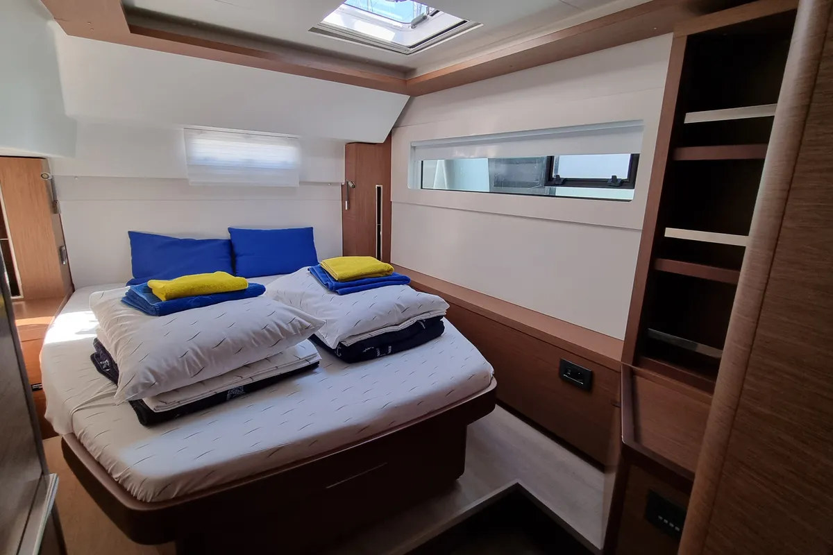 Magic Point, a Lagoon 46 catamaran at Split, Croatia