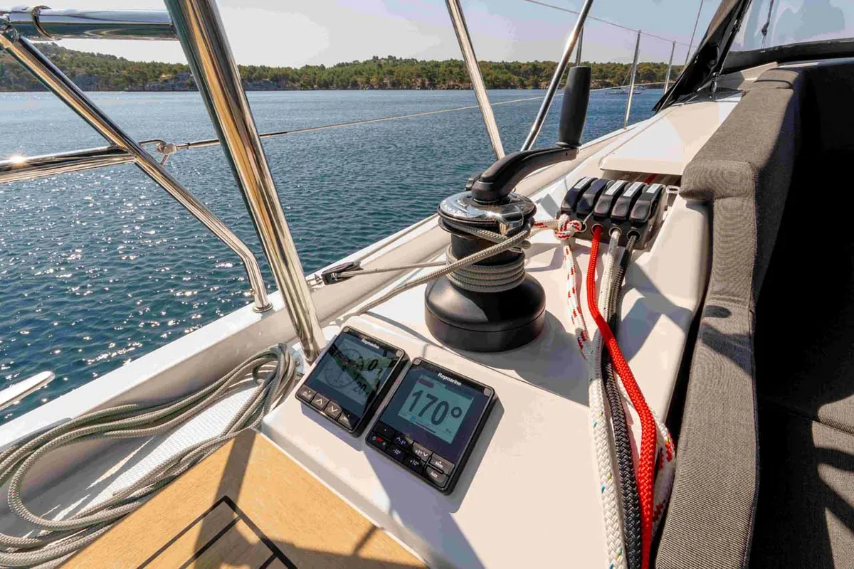 Mare Sol, a Hanse 410 sailboat at Grad Šibenik, Croatia