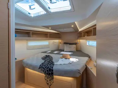 Cabin on Mare Sol, a Hanse 410 sailboat at Grad Šibenik, Croatia
