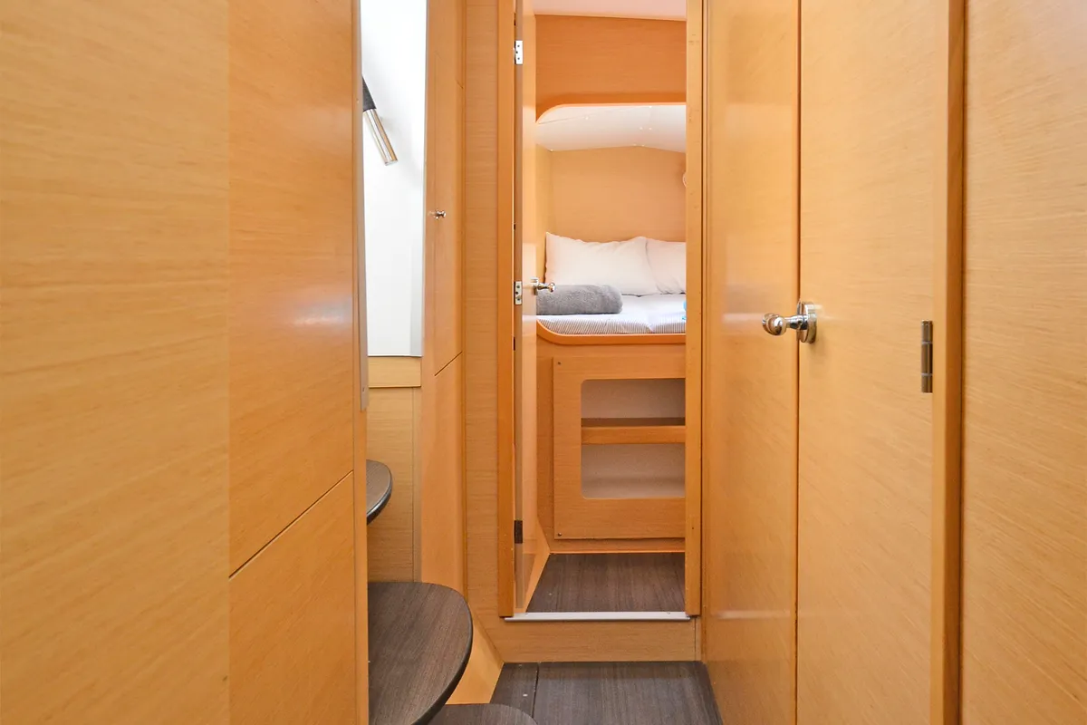 Cabin on Erica, a Lagoon 380 S2 catamaran at Kos, Greece