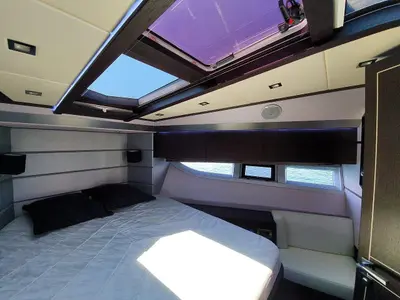 Obsession two, a Galeon 700 motor yacht at Novi Vinodolski, Croatia