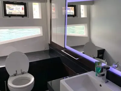 Obsession two, a Galeon 700 motor yacht at Novi Vinodolski, Croatia