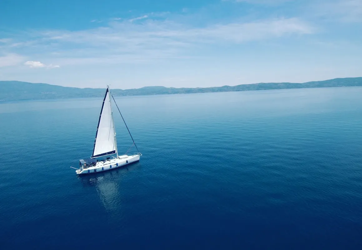 Exterior view of Anax, a Jeanneau Sun Odyssey 49i sailboat at Volos, Greece