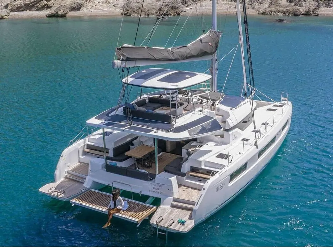 Deb Elli, a Lagoon 51 catamaran at Alameda, United States