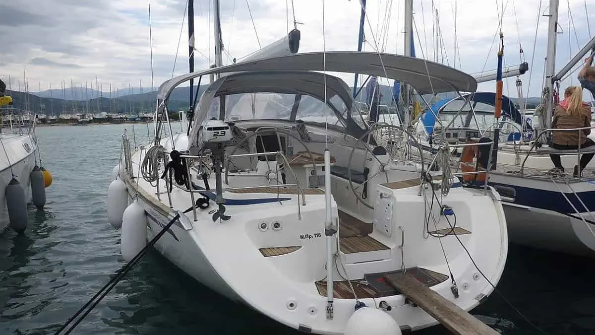 Paola, a Bavaria 50 sailboat at Athens, Marina Delta Kallithea, Greece