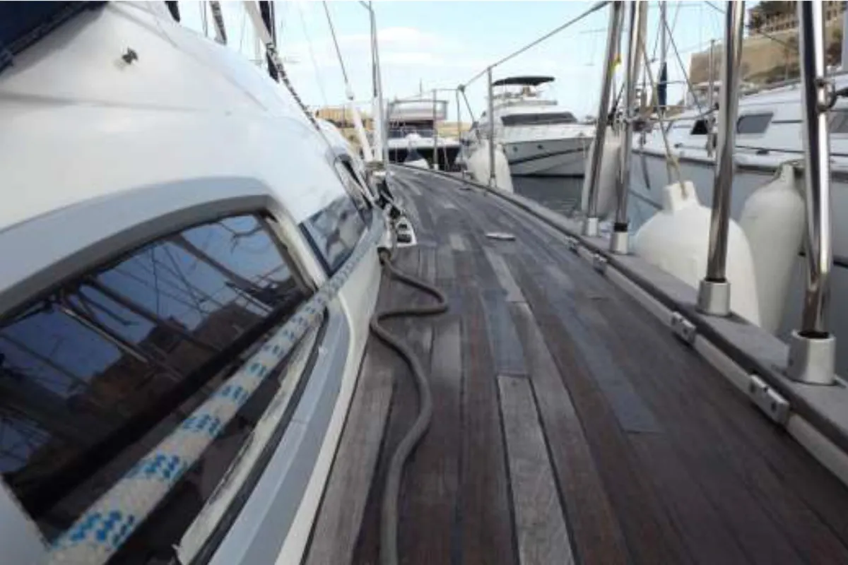 JEANNINE, a Bavaria 50 Cruiser sailboat at Kalkara, Malta