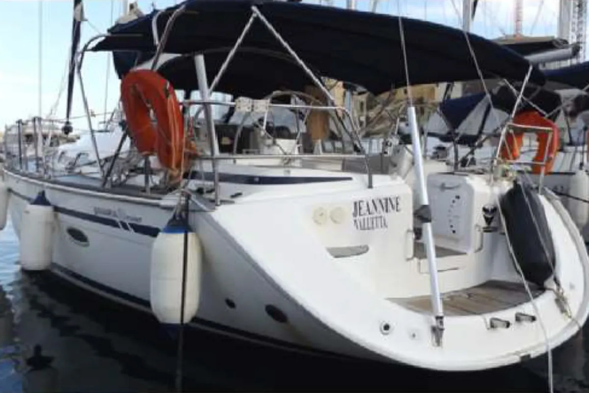 JEANNINE, a Bavaria 50 Cruiser sailboat at Kalkara, Malta