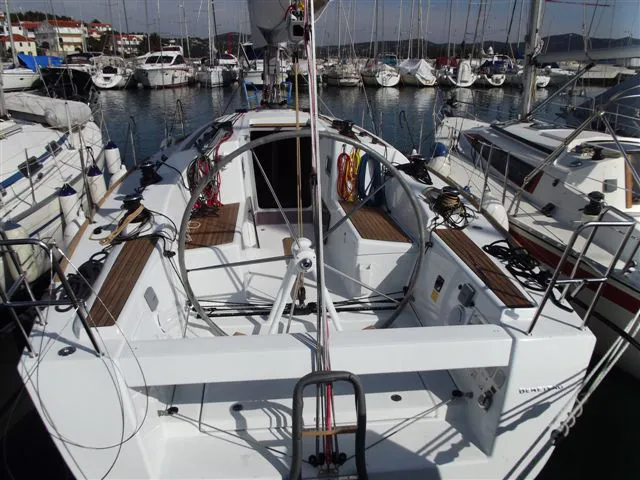 Exterior view of Capricorn, a Beneteau First 35 sailboat at Jezera, Croatia