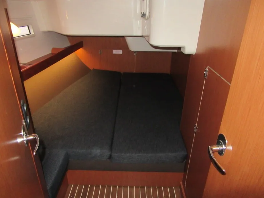 Cabin on Wild Horse, a Bavaria 51 Cruiser sailboat at Gdańsk, Poland