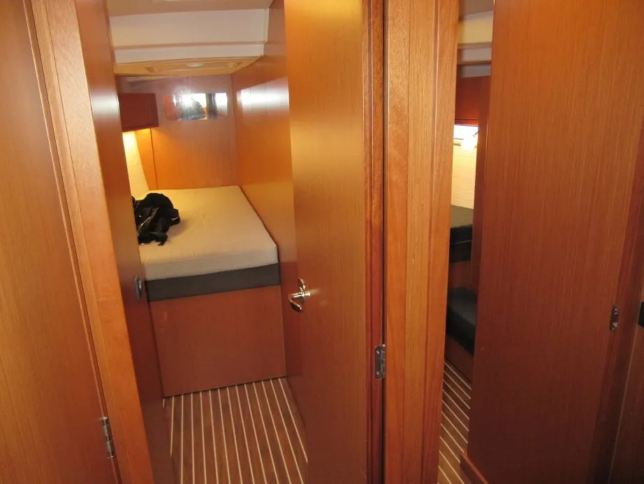 Cabin on Wild Horse, a Bavaria 51 Cruiser sailboat at Gdańsk, Poland