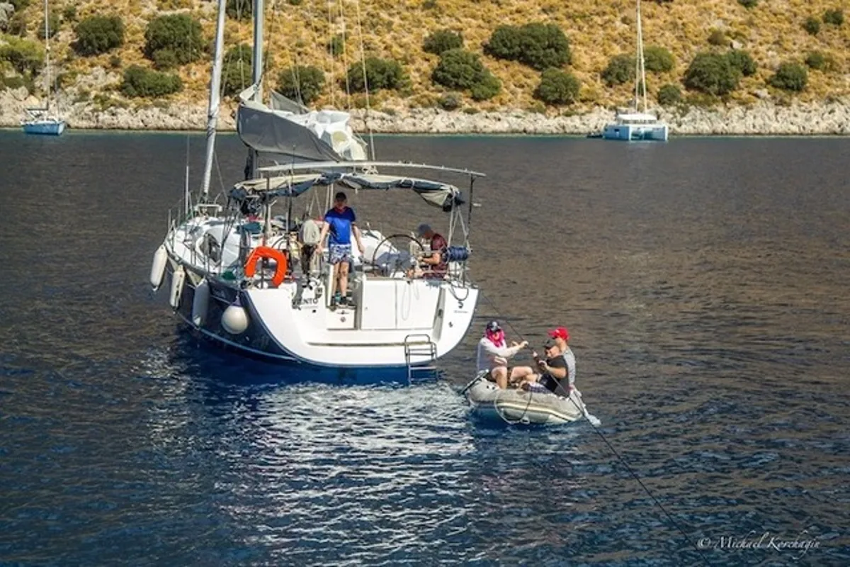 Viento, a Beneteau Oceanis 46 sailboat at Fethiye, Turkey