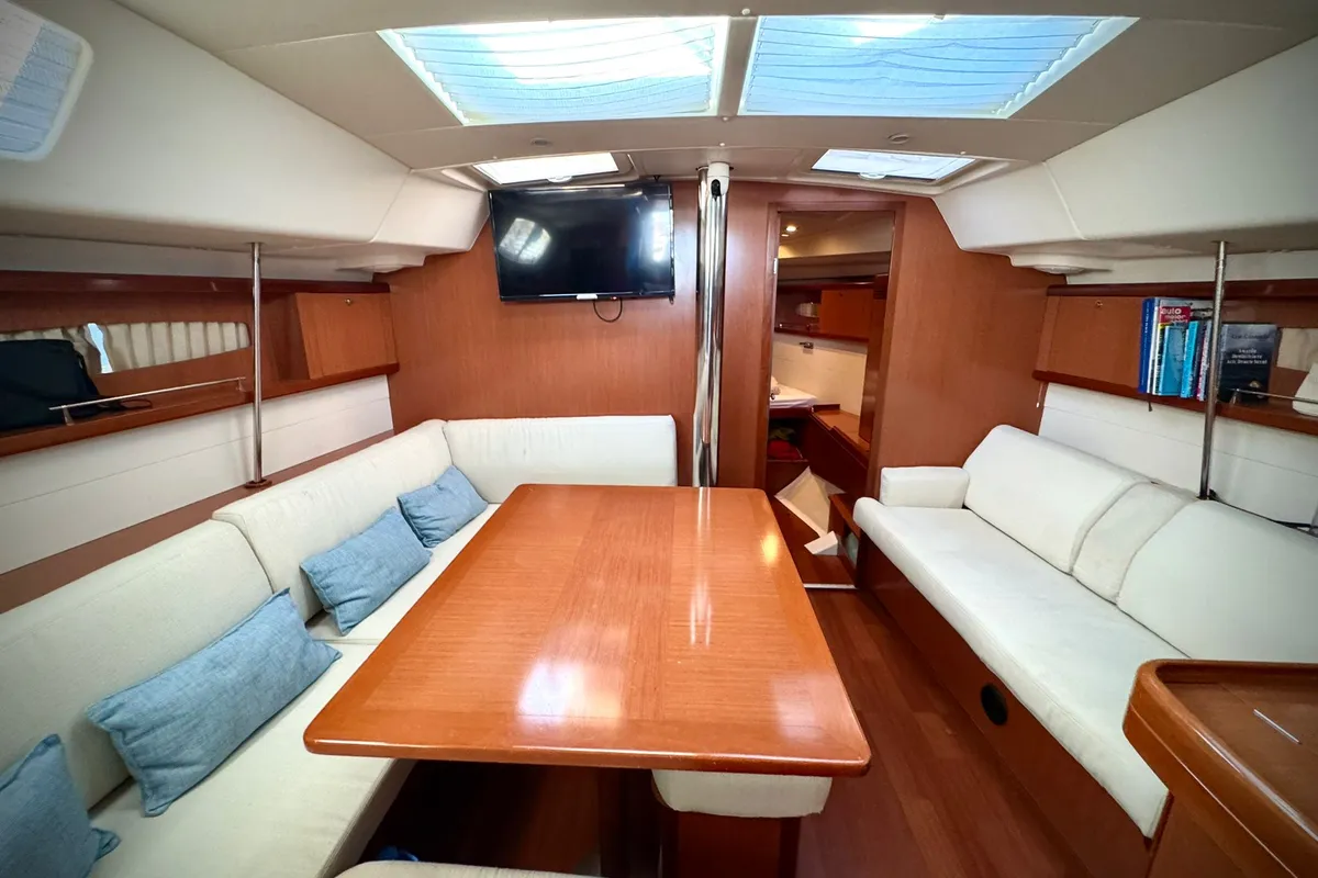Viento, a Beneteau Oceanis 46 sailboat at Fethiye, Turkey