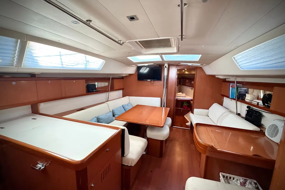 Viento, a Beneteau Oceanis 46 sailboat at Fethiye, Turkey