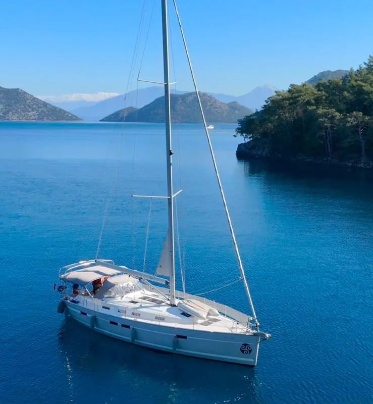 Viento, a Beneteau Oceanis 46 sailboat at Fethiye, Turkey