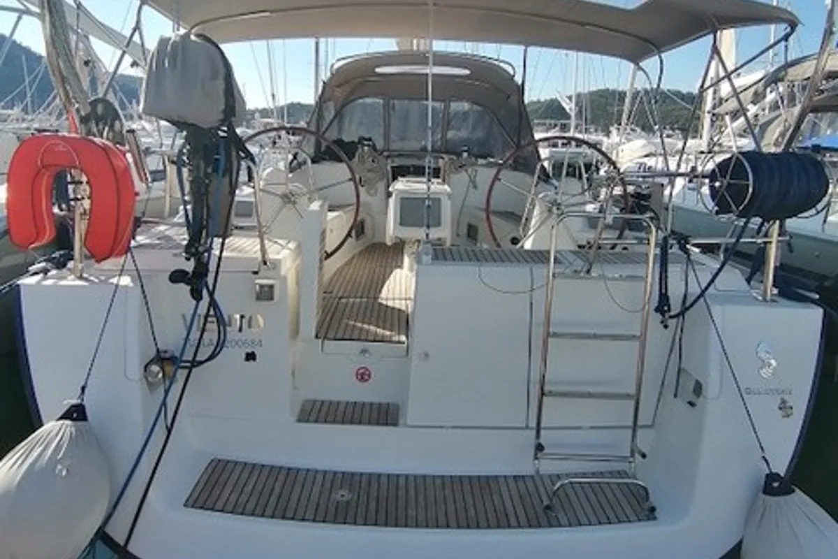 Viento, a Beneteau Oceanis 46 sailboat at Fethiye, Turkey