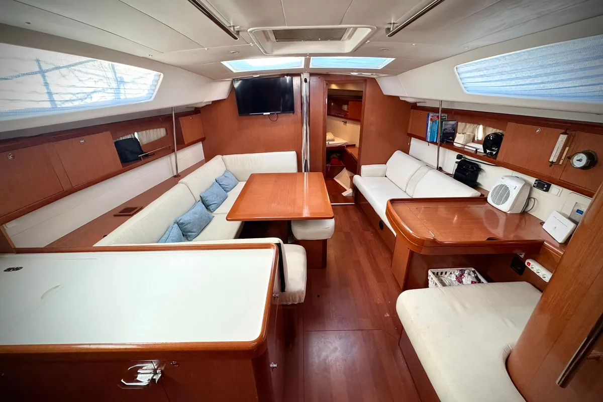 Viento, a Beneteau Oceanis 46 sailboat at Fethiye, Turkey